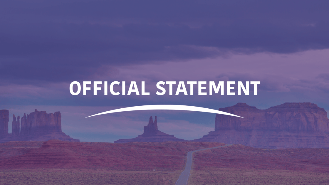 official statement banner